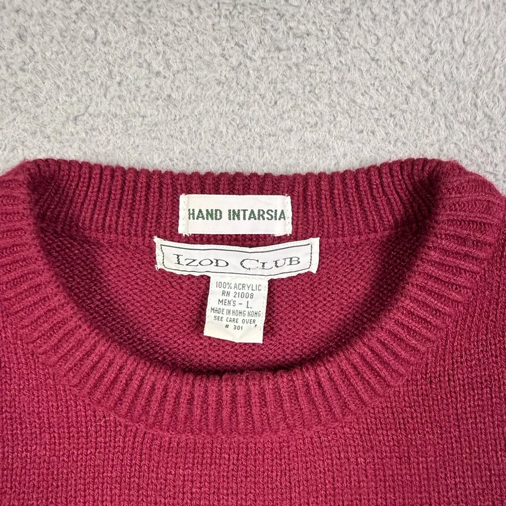 Vintage 90s Izod Club knit‎ Sweater